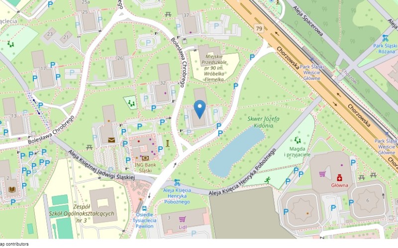 Mieszkanie w miejscowości Katowice, Bolesława Chrobrego 43/90 (śląskie). Mieszkania. Bolesława Chrobrego 43/90, 40-881, Katowice, (woj. śląskie)