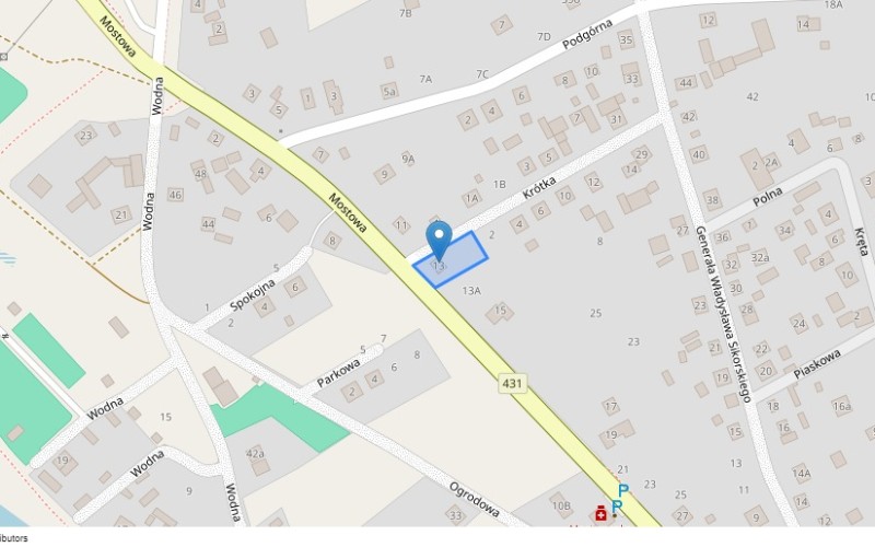 Dom w miejscowości Rogalinek, Mostowa 13 (wielkopolskie). Działka numer: 295/3. Domy. Mostowa 13, 62-022, Rogalinek, (woj. wielkopolskie)