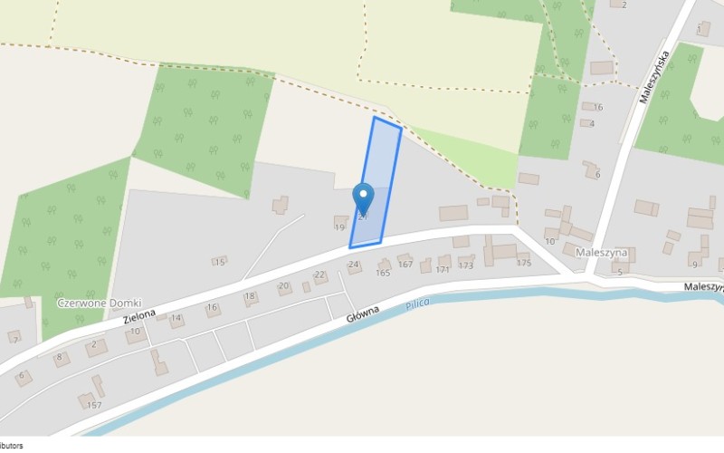 Nieruchomość w miejscowości Wierbka, Zielona (śląskie). Inne. Zielona, 42-436, Wierbka, (woj. śląskie)