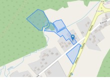 Dom w miejscowości Rudy, Przerycie 35 (śląskie). Działki numer: 389/6, 383, 386, 411/2. Domy. Przerycie 35, 47-430, Rudy, (woj. śląskie)