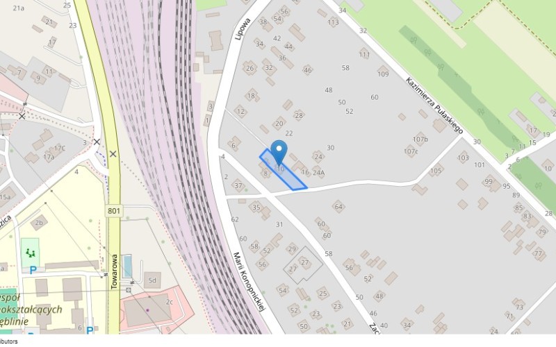 Dom w miejscowości Dęblin, Lipowa 10 (lubelskie). Działka numer: 1753/2. Domy. Lipowa 10, 08-530, Dęblin, (woj. lubelskie)