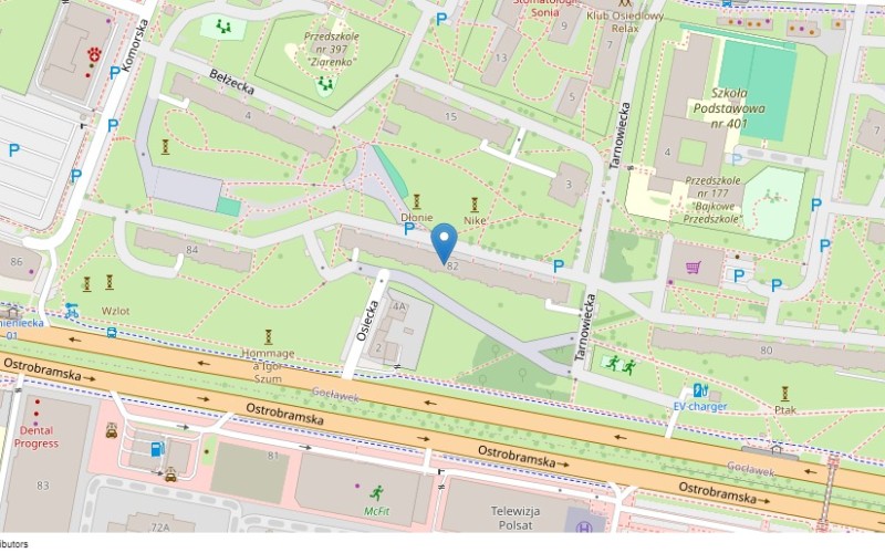 Mieszkanie w miejscowości Warszawa, Ostrobramska 82/110 (mazowieckie). Mieszkania. Ostrobramska 82/110, 04-163, Warszawa, (woj. mazowieckie)