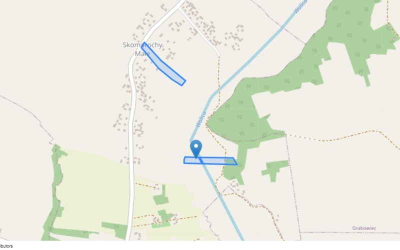 Grunt w miejscowości Skomorochy Małe, Skomorochy Małe (lubelskie). Działki numer: 987/2, 830, 831. Działki i grunty. Skomorochy Małe, 22-425, Skomorochy Małe, (woj. lubelskie)