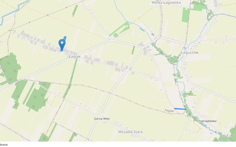 Dom w miejscowości Łagów, Łagów 34 (mazowieckie). Działki numer: 612, 1187. Domy. Łagów 34, 26-704, Łagów, (woj. mazowieckie)
