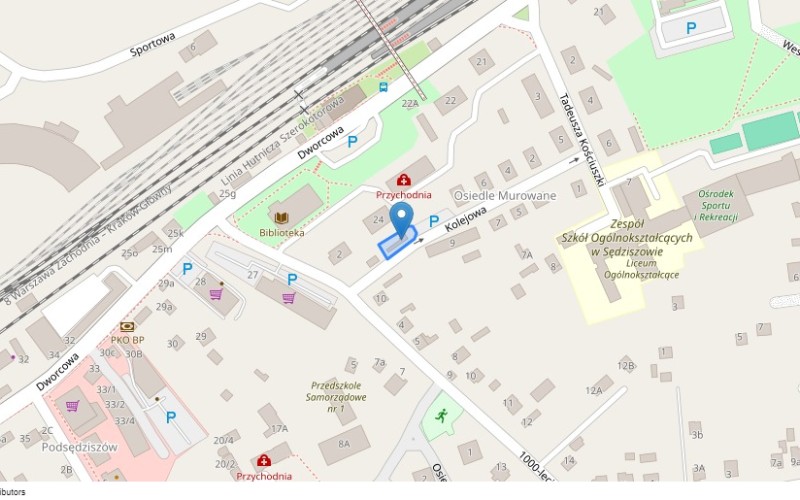 Dom w miejscowości Sędziszów, Kolejowa 11 (świętokrzyskie). Działka numer: 156/14. Domy. Kolejowa 11, 28-340, Sędziszów, (woj. świętokrzyskie)