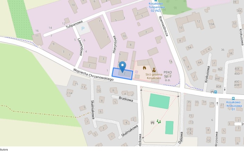 Nieruchomość komercyjna w miejscowości Kosakowo, Hiacyntowa 2 (pomorskie). Nieruchomości komercyjne. Hiacyntowa 2, 81-198, Kosakowo, (woj. pomorskie)