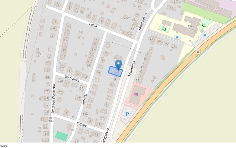 Dom w miejscowości Kobierzyce, Świętojańska 3 (dolnośląskie). Działka numer: 542. Domy. Świętojańska 3, 55-040, Kobierzyce, (woj. dolnośląskie)