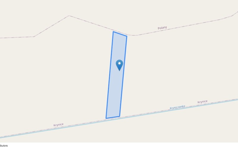 Grunt w miejscowości Krynice, Krynice (lubelskie). Działka numer: 34. Działki i grunty. Krynice, 22-610, Krynice, (woj. lubelskie)