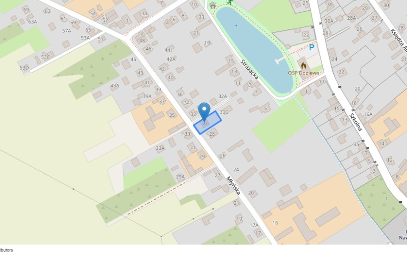 Dom w miejscowości Dopiewo, Młyńska 30 (wielkopolskie). Działka numer: 650/2. Domy. Młyńska 30, 62-070, Dopiewo, (woj. wielkopolskie)
