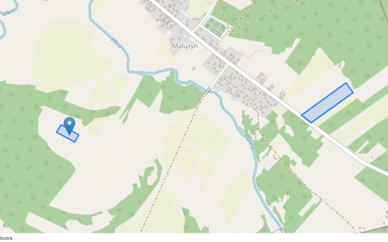 Nieruchomość w miejscowości Malużyn, Malużyn (mazowieckie). Inne. Malużyn, 06-452, Malużyn, (woj. mazowieckie)