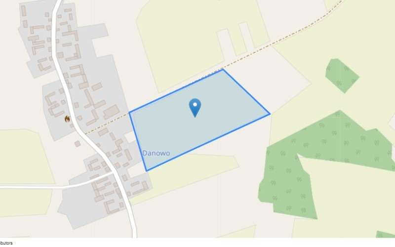Grunt w miejscowości Danowo, Danowo (podlaskie). Działka numer: 99. Działki i grunty. Danowo, 18-500, Danowo, (woj. podlaskie)