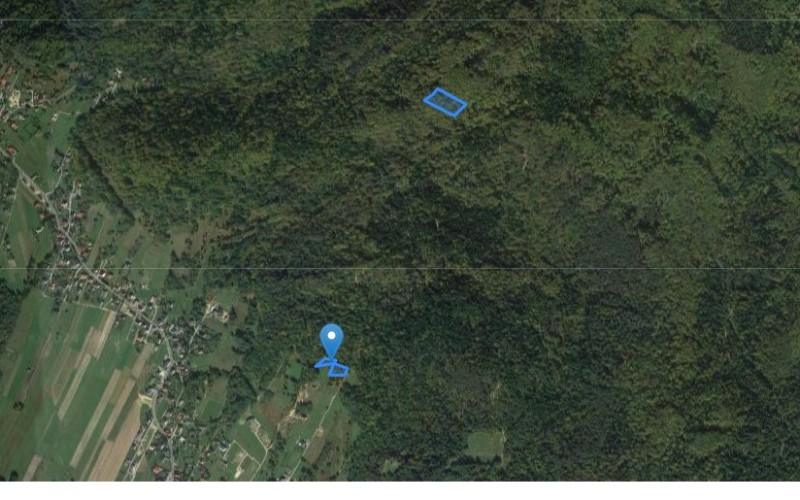 Grunt w miejscowości Łodygowice, Łodygowice (śląskie). Działki numer: 871/1, 650/2, 648. Działki i grunty. Łodygowice, 43-325, Łodygowice, (woj. śląskie)