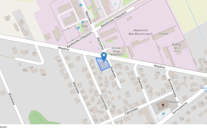 Dom w miejscowości Pabianice, Wspólna 28 (łódzkie). Działka numer: 105. Domy. Wspólna 28, 95-200, Pabianice, (woj. łódzkie)