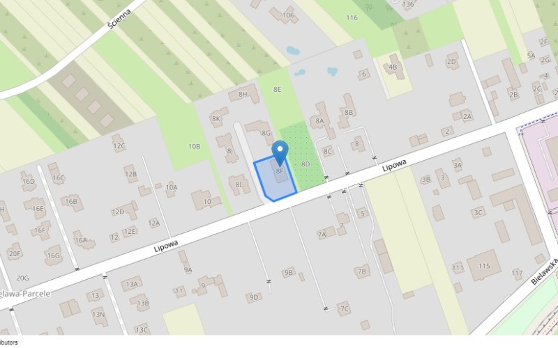 Dom w miejscowości Bielawa, Lipowa 8F (mazowieckie). Działka numer: 414/8. Domy. Lipowa 8F, 05-520, Bielawa, (woj. mazowieckie)
