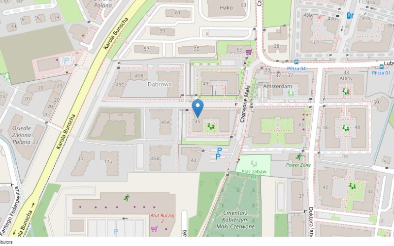 Mieszkanie w miejscowości Kraków, Czerwone Maki 45/4 (małopolskie). Mieszkania. Czerwone Maki 45/4, 30-392, Kraków, (woj. małopolskie)