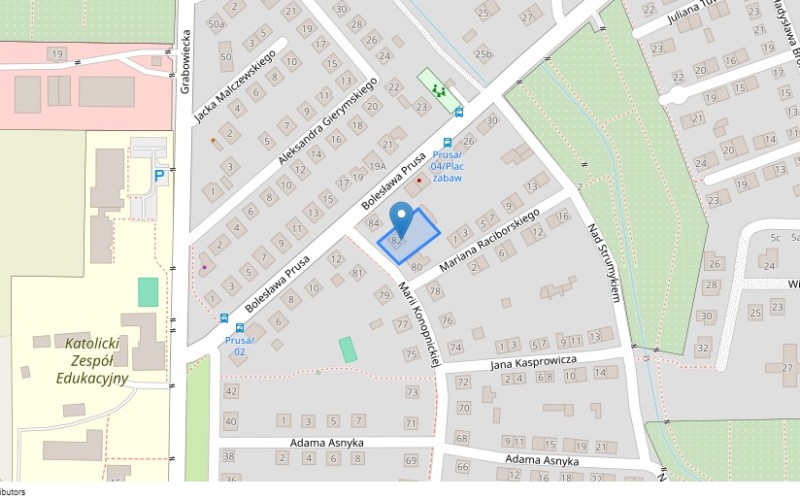 Dom w miejscowości Ostrowiec Świętokrzyski, Marii Konopnickiej 82 (świętokrzyskie). Działka numer: 61. Domy. Marii Konopnickiej 82, 27-400, Ostrowiec Świętokrzyski, (woj. świętokrzyskie)