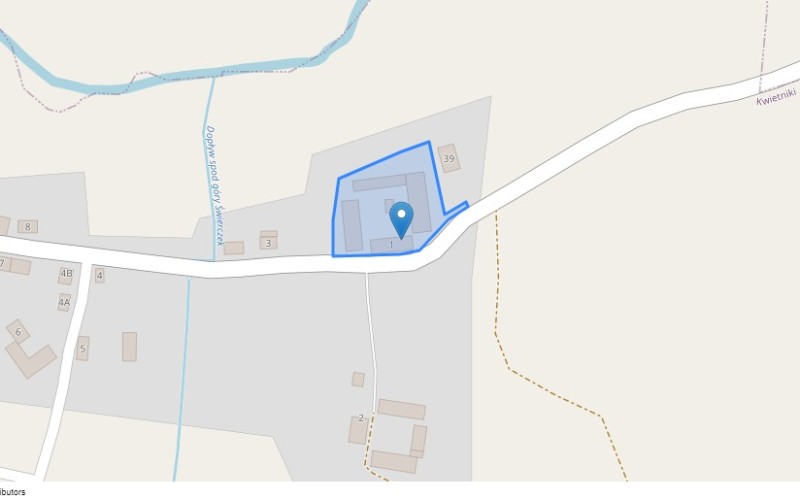 Nieruchomość w miejscowości Kwietniki, Kwietniki (dolnośląskie). Inne. Kwietniki, 59-411, Kwietniki, (woj. dolnośląskie)
