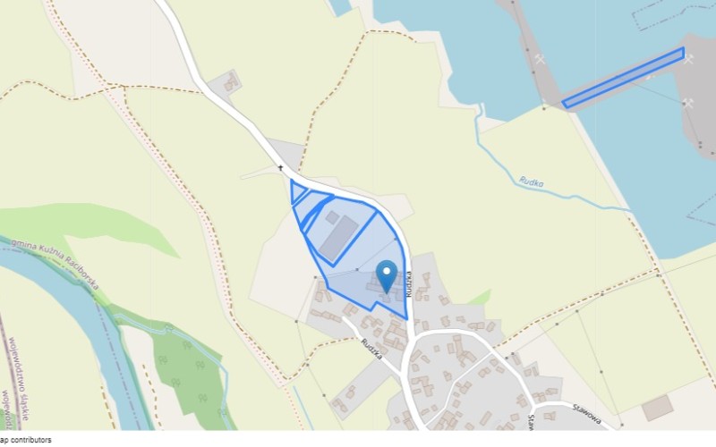 Nieruchomość komercyjna w miejscowości Turze, Rudzka 22 (śląskie). Nieruchomości komercyjne. Rudzka 22, 47-420, Turze, (woj. śląskie)