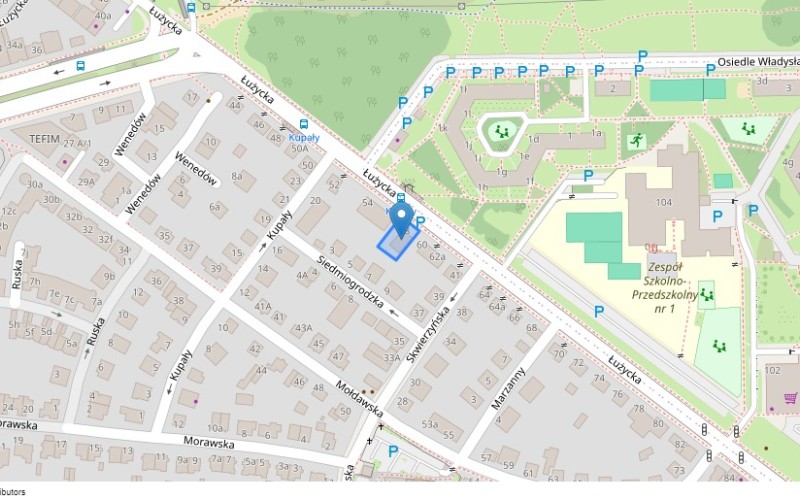 Dom w miejscowości Poznań, Łużycka 58 (wielkopolskie). Działka numer: 5. Domy. Łużycka 58, 61-614, Poznań, (woj. wielkopolskie)