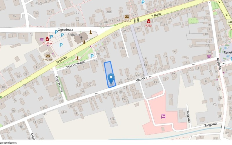 Dom w miejscowości Szubin, Winnica 28 (kujawsko-pomorskie). Działka numer: 1652. Domy. Winnica 28, 89-200, Szubin, (woj. kujawsko-pomorskie)
