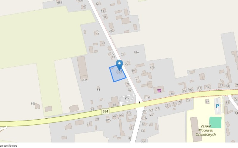 Dom w miejscowości Poręba-Kocęby, Poręba-Kocęby 76 (mazowieckie). Działka numer: 155/3. Domy. Poręba-Kocęby 76, 07-308, Poręba-Kocęby, (woj. mazowieckie)