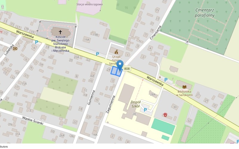 Nieruchomość w miejscowości Serokomla, Warszawska (lubelskie). Inne. Warszawska, 21-413, Serokomla, (woj. lubelskie)