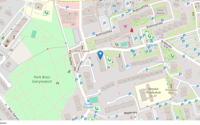 Mieszkanie w miejscowości Zielona Góra, Kraljevska 2/25 (lubuskie). Mieszkania. Kraljevska 2/25, 65-945, Zielona Góra, (woj. lubuskie)