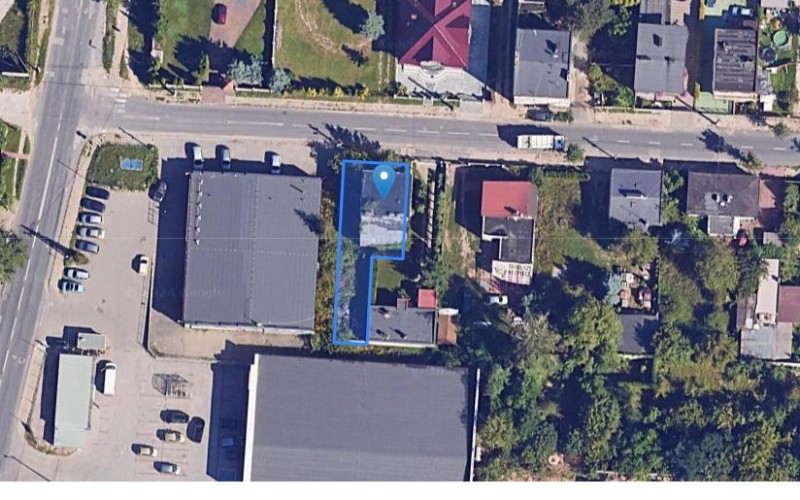 Dom w miejscowości Zgierz, Zachodnia 21A (łódzkie). Działka numer: 361/1. Domy. Zachodnia 21A, 95-100, Zgierz, (woj. łódzkie)