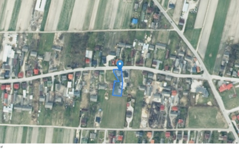 Dom w miejscowości Wola Wiśniowa, Wola Wiśniowa 77 (świętokrzyskie). Działka numer: 959/3. Domy. Wola Wiśniowa 77, 29-100, Wola Wiśniowa, (woj. świętokrzyskie)