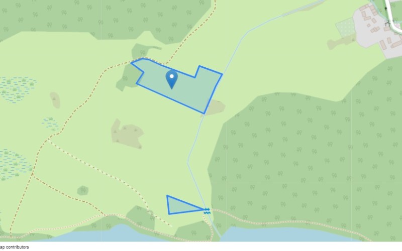 Grunt w miejscowości Komorze, Komorze (zachodniopomorskie). Działki numer: 37/5, 46/3. Działki i grunty. Komorze, 78-445, Komorze, (woj. zachodniopomorskie)