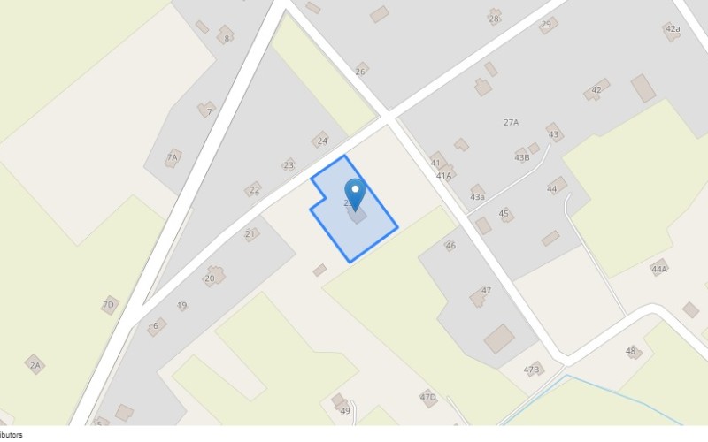 Dom w miejscowości Piaskowiec, Piaskowiec 25 (pomorskie). Działka numer: 235/2. Domy. Piaskowiec 25, 82-112, Piaskowiec, (woj. pomorskie)