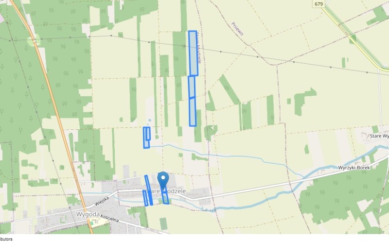 Nieruchomość w miejscowości Stare Modzele, Stare Modzele (podlaskie). Inne. Stare Modzele, 18-400, Stare Modzele, (woj. podlaskie)