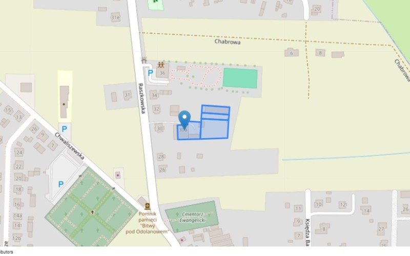 Nieruchomość komercyjna w miejscowości Odolanów, Raszkowska 30A (wielkopolskie). Nieruchomości komercyjne. Raszkowska 30A, 63-430, Odolanów, (woj. wielkopolskie)