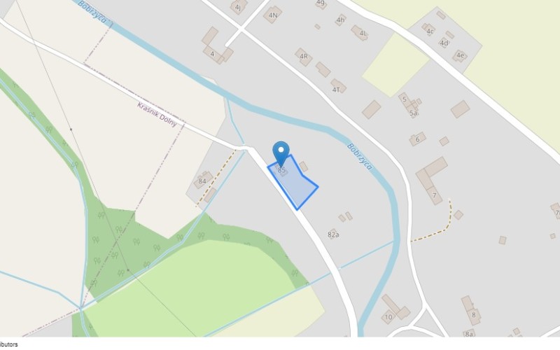 Dom w miejscowości Kraśnik Górny, Kraśnik Górny 85 (dolnośląskie). Działka numer: 64/2. Domy. Kraśnik Górny 85, 59-700, Kraśnik Górny, (woj. dolnośląskie)