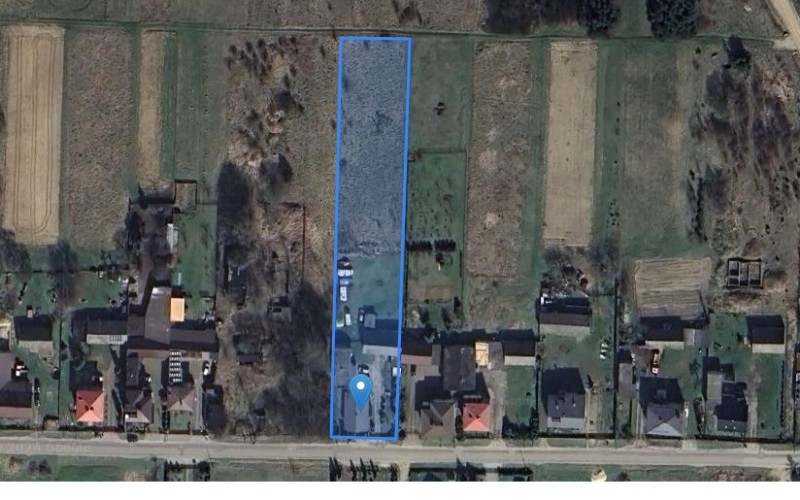 Dom w miejscowości Mierzęcice, Bartosza Głowackiego 18 (śląskie). Działka numer: 1289. Domy. Bartosza Głowackiego 18, 42-460, Mierzęcice, (woj. śląskie)