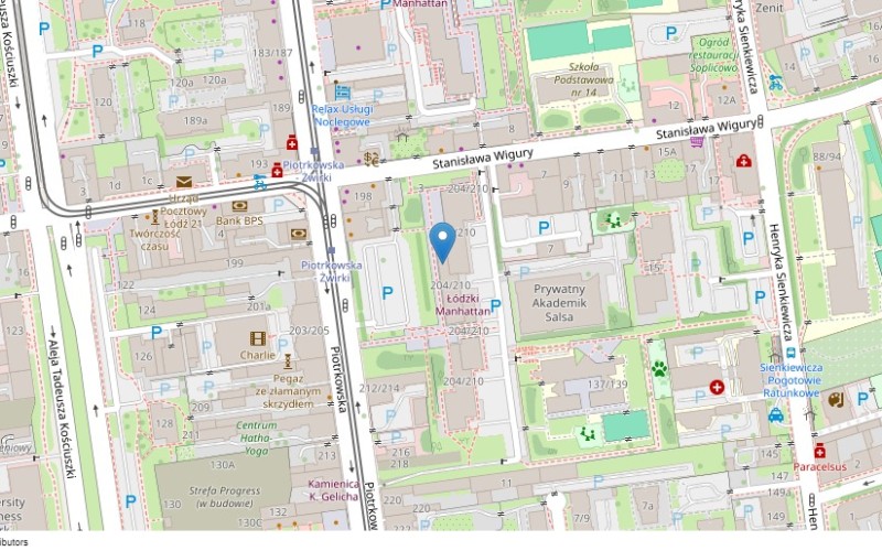 Mieszkanie w miejscowości Łódź, Piotrkowska 204/210//27 (łódzkie). Mieszkania. Piotrkowska 204/210//27, 90-369, Łódź, (woj. łódzkie)