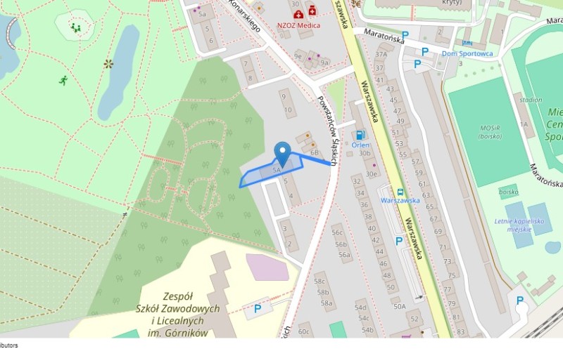 Nieruchomość komercyjna w miejscowości Zgorzelec, Powstańców Śląskich 5A (dolnośląskie). Nieruchomości komercyjne. Powstańców Śląskich 5A, 59-900, Zgorzelec, (woj. dolnośląskie)