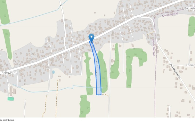 Dom w miejscowości Jodłówka, Jodłówka (małopolskie). Działka numer: 1110. Domy. Jodłówka, 32-765, Jodłówka, (woj. małopolskie)