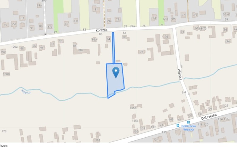 Grunt w miejscowości Kalisz, Korczak 84 (wielkopolskie). Działki numer: 146/7, 146/4. Działki i grunty. Korczak 84, 62-800, Kalisz, (woj. wielkopolskie)