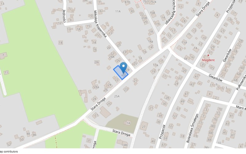 Dom w miejscowości Mikołów, Stara Droga 20 (śląskie). Działka numer: 701/81. Domy. Stara Droga 20, 43-190, Mikołów, (woj. śląskie)