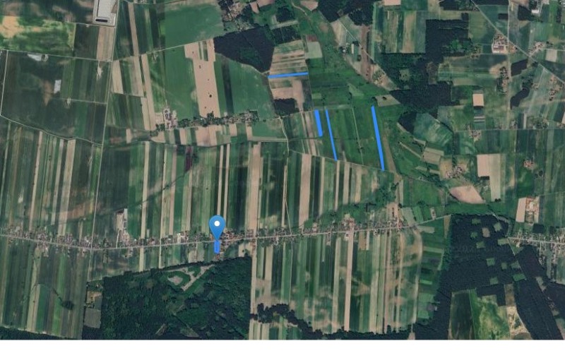 Dom w miejscowości Żarnowica Duża, Żarnowica Duża 37 (łódzkie). Działki numer: 236, 321, 462/1, 438, 322, 439, 741. Domy. Żarnowica Duża 37, 97-320, Wolbórz, (woj. łódzkie)