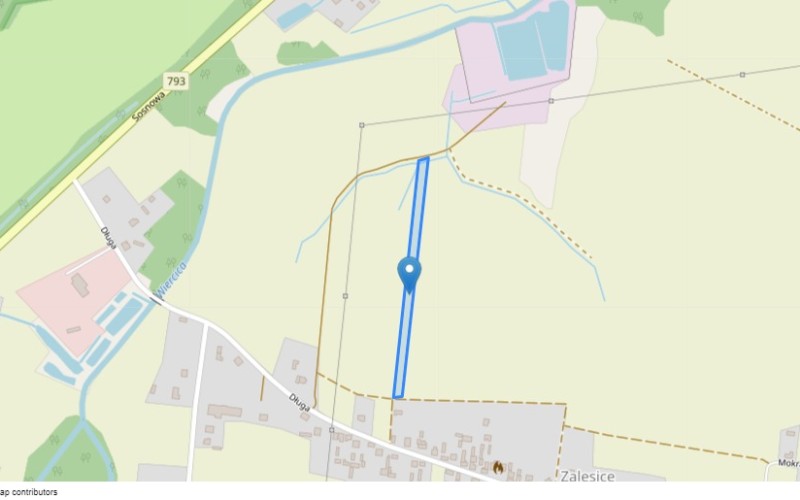 Grunt w miejscowości Zalesice, Zalesice (śląskie). Działka numer: 427. Działki i grunty. Zalesice, 42-250, Zalesice, (woj. śląskie)