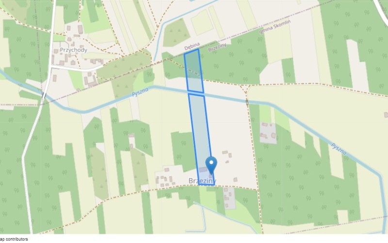 Dom w miejscowości Brzeziny, Brzeziny (łódzkie). Działki numer: 236, 204. Domy. Brzeziny, 98-346, Brzeziny, (woj. łódzkie)