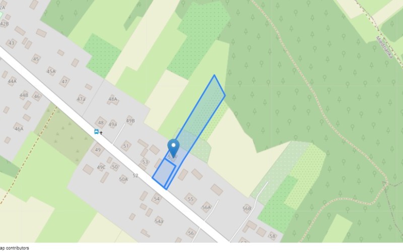 Dom w miejscowości Miedzianka, Miedzianka 53A (świętokrzyskie). Działki numer: 53/1, 53/2. Domy. Miedzianka 53A, 26-060, Chęciny, (woj. świętokrzyskie)