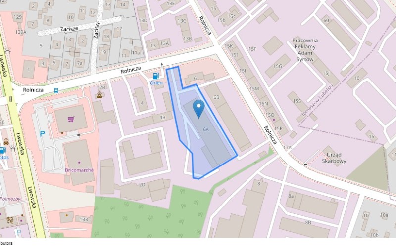 Nieruchomość komercyjna w miejscowości Tomaszów Lubelski, Rolnicza 6 (lubelskie). Nieruchomości komercyjne. Rolnicza 6, 22-600, Tomaszów Lubelski, (woj. lubelskie)