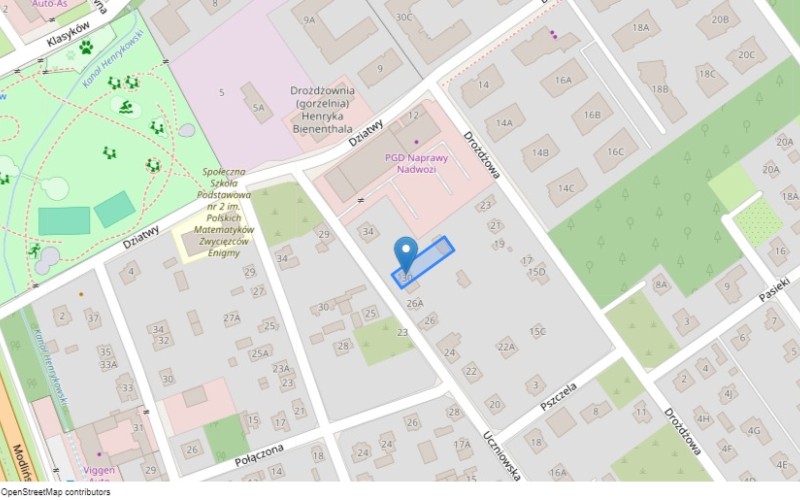 Dom w miejscowości Warszawa, Uczniowska 30 (mazowieckie). Działka numer: 18. Domy. Uczniowska 30, 03-112, Warszawa, (woj. mazowieckie)