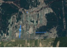 Grunt w miejscowości Ugoszcz, Ugoszcz (mazowieckie). Działki numer: 1030, 923, 219/1, 663, 922. Działki i grunty. Ugoszcz, 07-106, Ugoszcz, (woj. mazowieckie)