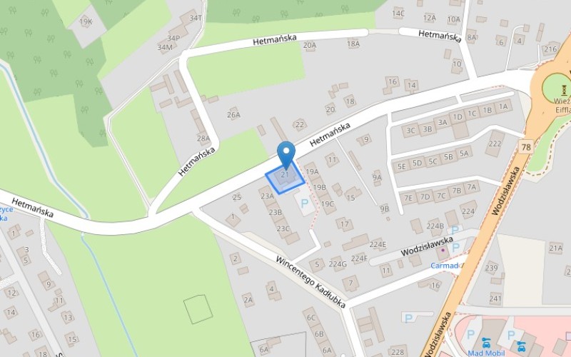Nieruchomość komercyjna w miejscowości Rybnik, Hetmańska 21 (śląskie). Nieruchomości komercyjne. Hetmańska 21, 44-218, Rybnik, (woj. śląskie)