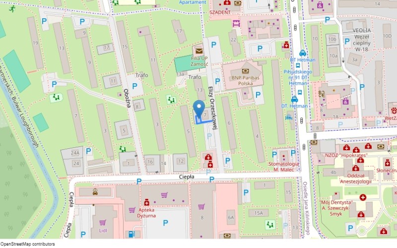 Grunt w miejscowości Zamość, Elizy Orzeszkowej (lubelskie). Działka numer: 47/33. Działki i grunty. Elizy Orzeszkowej, 22-400, Zamość, (woj. lubelskie)