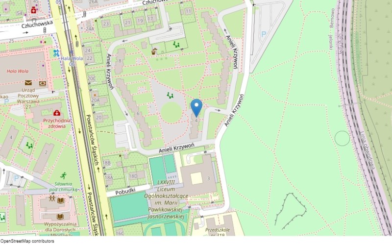 Mieszkanie w miejscowości Warszawa, Anieli Krzywoń 4/35 (mazowieckie). Mieszkania. Anieli Krzywoń 4/35, 01-391, Warszawa, (woj. mazowieckie)